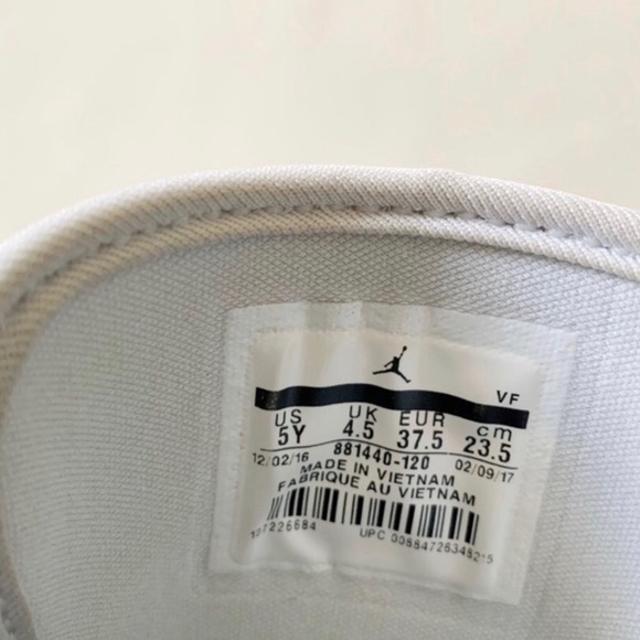 air jordan 1 flight 5 premium nike white 7.5 US - Picture 6 of 7